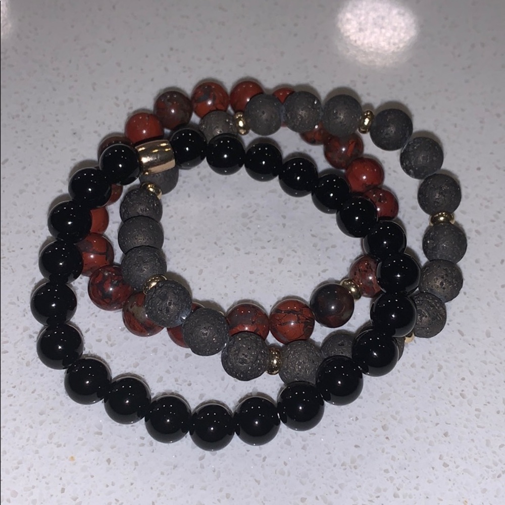 Lot of 3 Beaded Bracelets